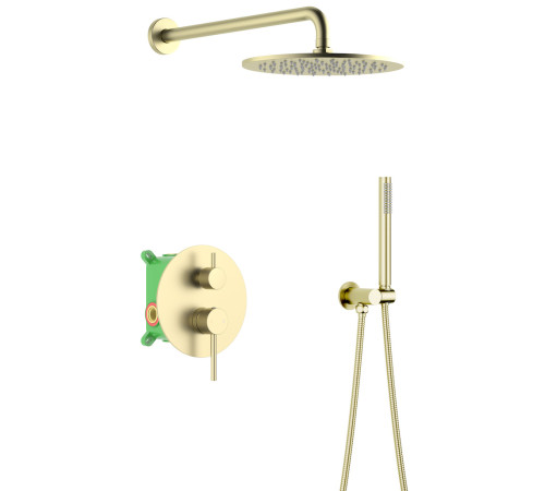 Душевая система встроенная Timo Saona 250 мм золото матовое SX-2369/17SM