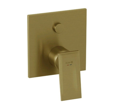 Смеситель для душа Kludi DECUS встраиваемый на 2 потребителя Brushed Gold 54759N075