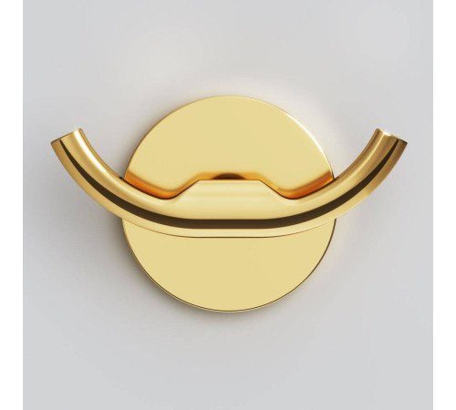 Крючок для полотенец двойной AM.PM X-Joy настенный золото A85A35699