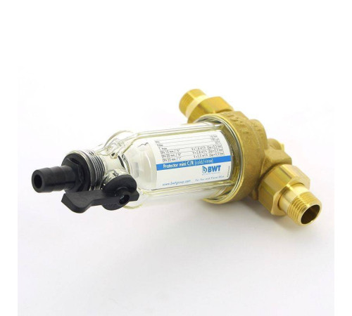 Фильтр промывной BWT Protector mini C/R 1/2 100 мкм для холодной воды 810523