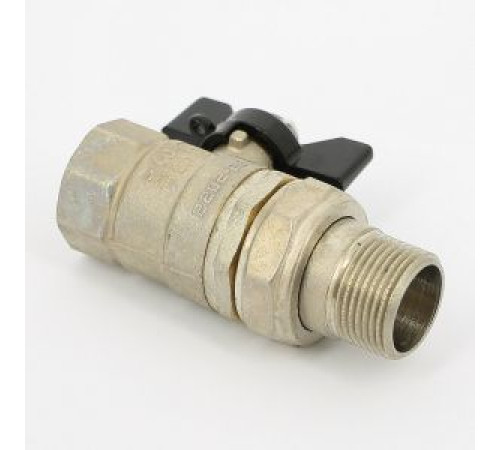 Кран шаровой латунный LD Pride 47.20.В-ГШ.Б 3/4 вн-нар резьба с американкой бабочка 47.306.20