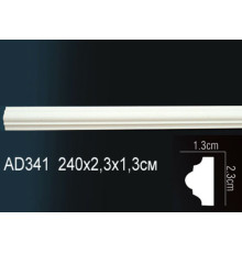 Молдинг Perfect AD341 полиуретановый 2000х25х12 мм AD341