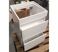 Тумба под умывальник Aquanet Forma 2 ящика белый FOR01052