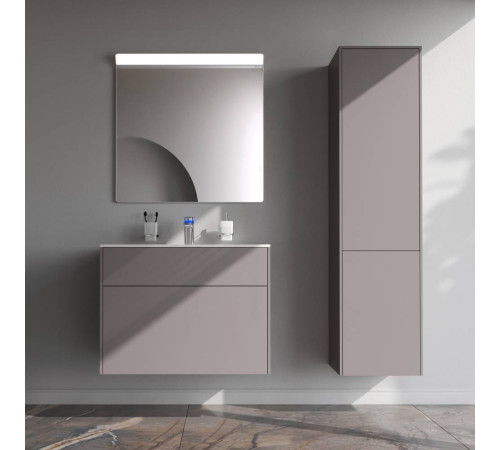 Тумба под раковину подвесная AM.PM Inspire V2.0 80 см 3 ящика серый матовый M50AFHX0803EGM