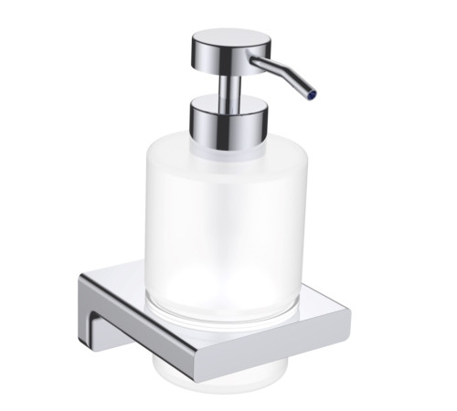 Диспенсер для жидкого мыла Aquanet Tivoli латунь/матовое стекло хром AQM7312CR