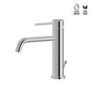 Смеситель для раковины Newform XT на 1 отверстие с донным клапаном излив 15 см хром 4201.21.018