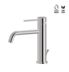 Смеситель для раковины Newform XT на 1 отверстие с донным клапаном излив 15 см хром 4201.21.018