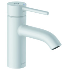 Смеситель для раковины Kludi Bozz 75 мм с донным клапаном Push-Open белый матовый 382665376