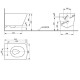 Унитаз подвесной безободковый TOTO SP 38x54 см с сиденьем белый CW532Y/TC512G