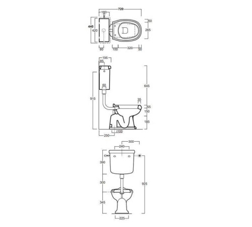 Унитаз SIMAS Arcade 36.5х72 см со средним бачком выпуск в стену белый/хром AR811bi / AR812bi / D11cr