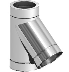 Тройник дымохода Jeremias DW-eco 45° 200 мм EDW12200