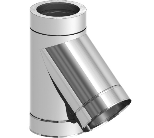 Тройник дымохода Jeremias DW-eco 45° 200 мм EDW12200