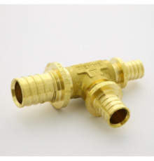 Тройник аксиальный STOUT 25 х 20 х 16 мм латунь SFA-0009-252016