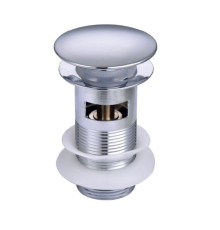 Донный клапан Splendy для раковины с переливом 1 1/4 золото матовое AA3071YORMGM