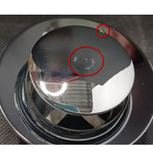 Слив-перелив для ванны Fiore полуавтомат Chrome 30047002CR