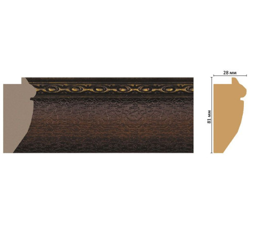 Багет DECOMASTER FM8-1 81x28x2850 мм FM8-1