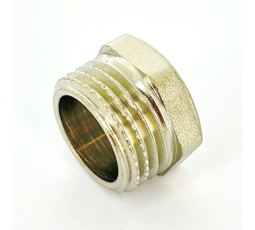 Заглушка LD Pride латунная никелированная 1/2 наружная резьба LD.67.505.15