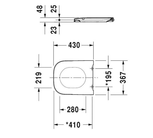 Сиденье для унитаза Duravit Happy D.2 0064590000