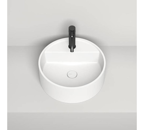 Раковина накладная Salini Armonia Top 202 45х45х11.6 см 1 отв. S-Sense белый глянцевый 130117G