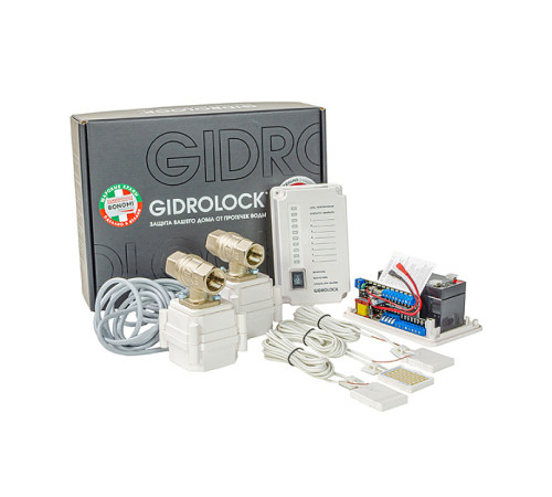 Система защиты от протечек Gidrolock Premium Bonomi 12V 3/4 31201032
