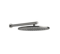 Душевая головка Gessi Shower316 шарнирная настенная 1/2 Ø 350 мм шлифованная сталь 54148#239