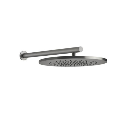 Душевая головка Gessi Shower316 шарнирная настенная 1/2 Ø 350 мм шлифованная сталь 54148#239