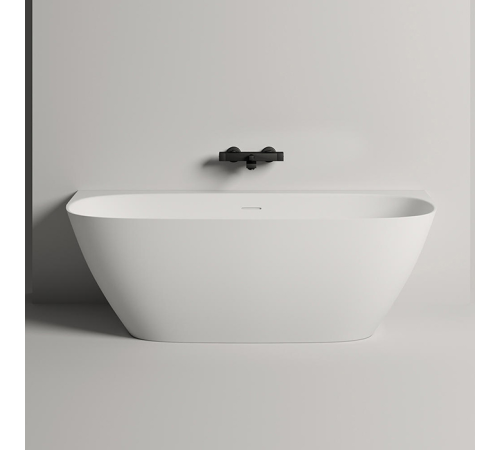 Ванна пристенная Salini Sofia Wall 160 160х80х59 см S-Stone белый матовый 102527M