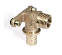 Угольник настенный REHAU RAUTITAN RX+ 16-R 1/2 НР бронза 14563643001