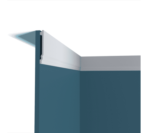 Карниз потолочный Perfect Plus P158 из ударопрочного полимера 2000x220x220 мм P158