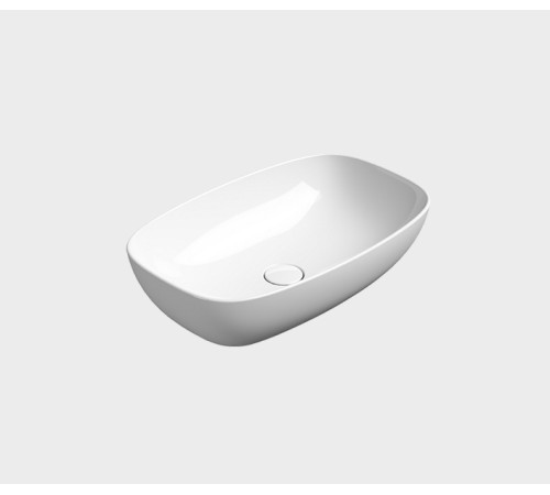 Уценка. Раковина-чаша GSI Nubes 600х380 мм белая глянцевая 978311_УЦ/3