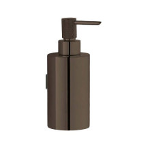 Дозатор для жидкого мыла Boheme Uno подвесной глянцевый графит 10977-SGM