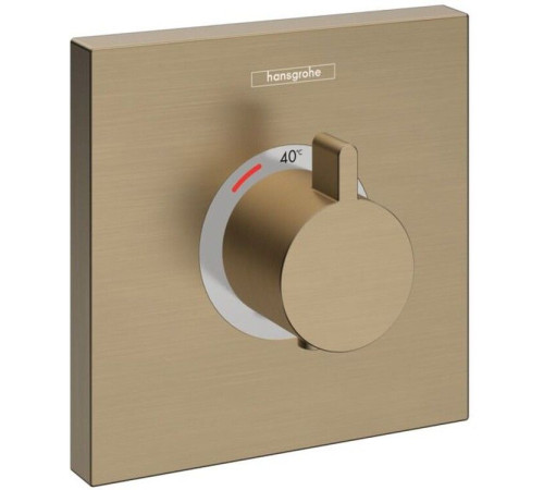 Термостат для душа Hansgrohe ShowerSelect HighFlow скрытого монтажа шлифованная бронза 15760140