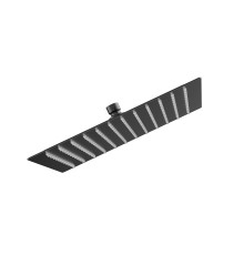 Верхний душ AQUAme 300х300 мм нерж. сталь черный матовый AQM8607MB