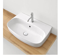 Раковина Kerasan Nolita 70х45 см 1 отв. белый 534201
