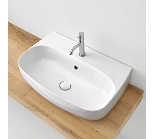 Раковина Kerasan Nolita 70х45 см 1 отв. белый 534201