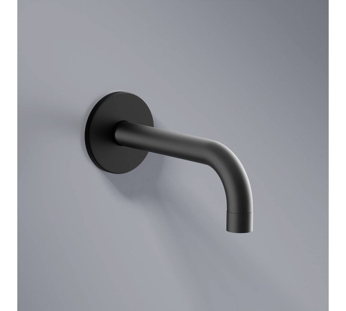 Встраиваемая душевая система AM.PM Scandinavian Pure со смесителем и изливом черная 936510300