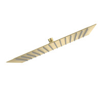 Верхний душ AQUAMET 400х400 мм нержавеющая сталь золото шлифованное AQM8608BG