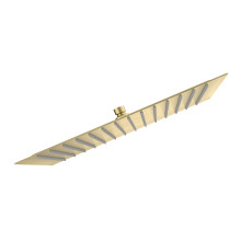 Верхний душ AQUAMET 400х400 мм нержавеющая сталь золото шлифованное AQM8608BG