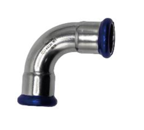 Угольник 90° Hoger 28 мм пресс нержавеющая сталь SS53007