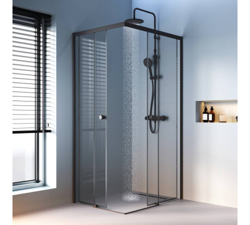 Душевое ограждение AM.PM X-Joy 100х80 см без поддона W94G-403-10080-BT