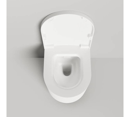 Унитаз подвесной Salini Gemelli 53х41х42 см S-Stone белый сиденье микролифт 240121KM