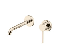 Смеситель для раковины встраиваемый Gattoni Circle Two излив 208 мм Nickel spazzolato 9137/91NS