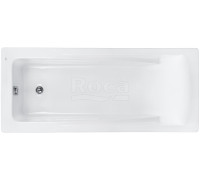 Ванна акриловая Roca Hall 1700х750 мм 220 л прямоугольная белая ZRU9302768
