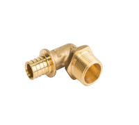 Угольник латунный VALTEC 25 мм x 3/4 НР EFA26.25-10BB