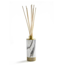 Ароматический диффузор 3SC Apuana 2.0 d6.5 х h40 см мрамор Bianco Statuario бронза матовая AP65ABM