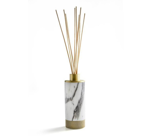 Ароматический диффузор 3SC Apuana 2.0 d6.5 х h40 см мрамор Bianco Statuario бронза матовая AP65ABM