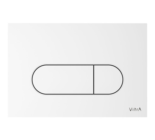 Панель смыва VitrA Root Round белая 740-2200