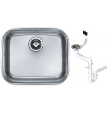Мойка кухонная Alveus Variant 10 480х400х180 мм под столешницу с сифоном 1042481