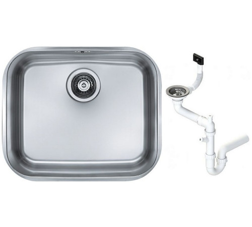 Мойка кухонная Alveus Variant 10 480х400х180 мм под столешницу с сифоном 1042481