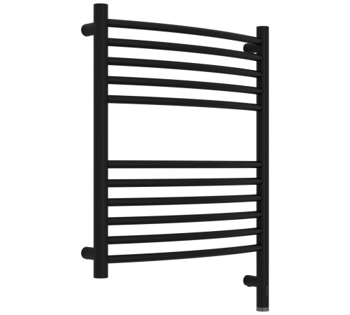 Полотенцесушитель электрический Сунержа Богема 3.1 выгнутая 50х60 см правый черный матовый 31-6003-6050